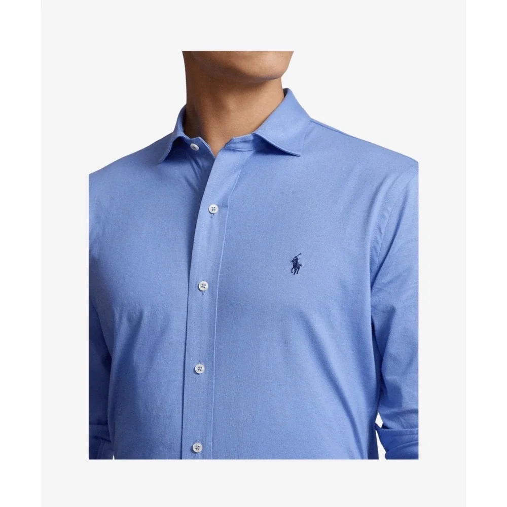 Polo Ralph Lauren Blue 100% Cotton Casual Long Sleeve Button Up Shirt